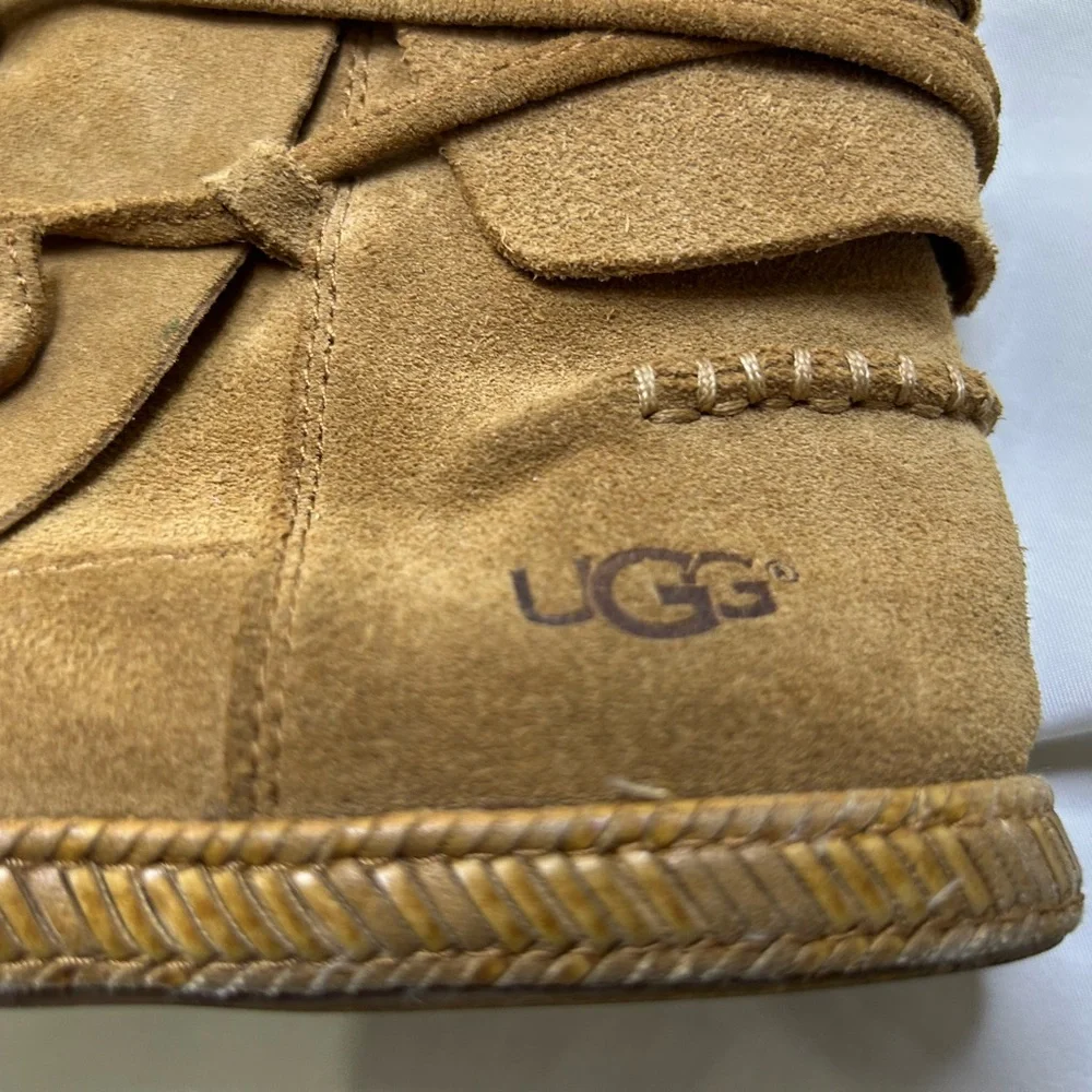 UGG Women's Tan Suede Ankle Boots